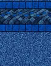GLI Pool Products Destination Series InGround vinyl pool liners Blue Bali with Beach Pebble Blue liner pattern