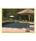 Merlin Safety Cover 16X32 w 4X8 Step SmartMesh Inground Swimming Pool